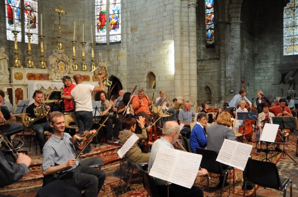 Gute Stimmung  - Probe Clermont l'Herault 2010.jpg